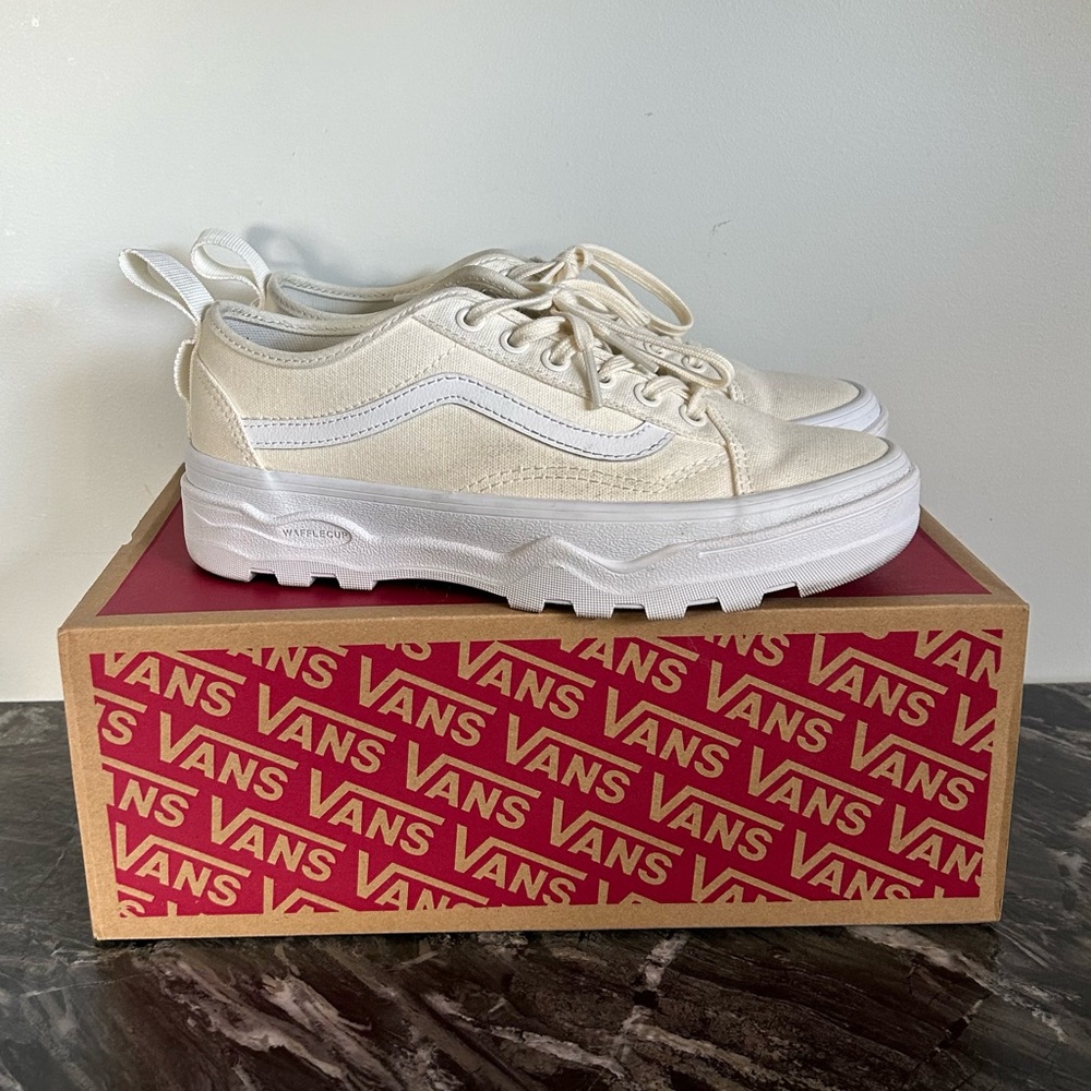 Marshmallow Sentry Old Skool Vans